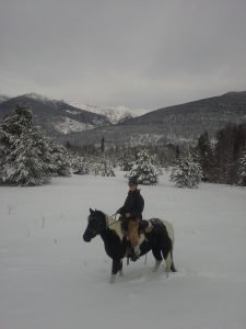 Winter trail ride