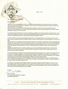 Reference Letter from Lisa B. Whitman