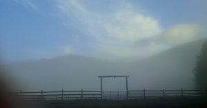 Outdoor arena fog