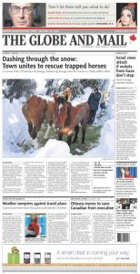 The Globe and Mail, Dec. 26 front page